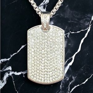 Stainless steel dogtag pendant